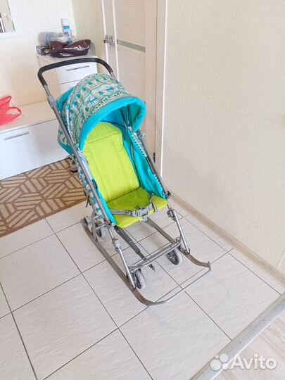 Санки-коляска nika