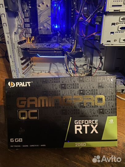 Видеокарта palit geforce RTX 2060 gaming PRO OC