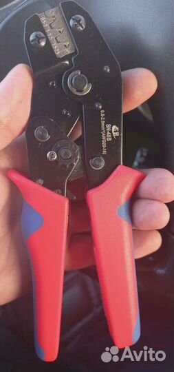 Кримпер с храповым механизмом sn48b 0,5-2,5 мм