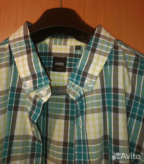 Рубашка мужская,Hugo Boss,оригинал