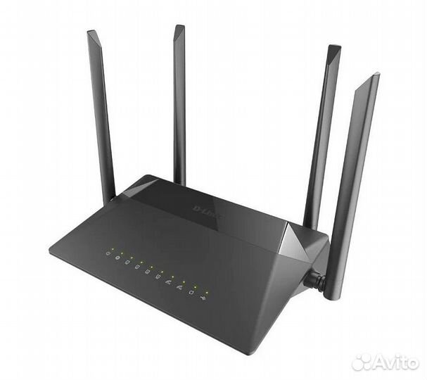 Wi-Fi роутер D-link DIR-825/RU/R, черный