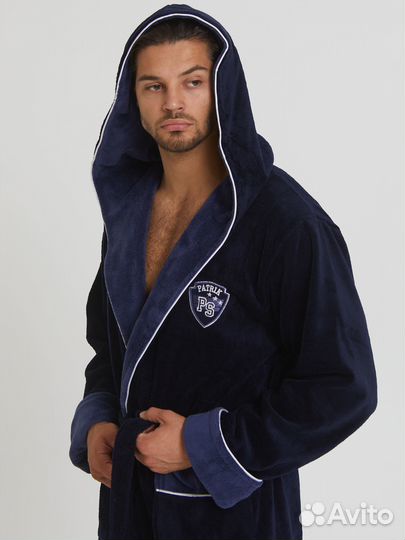Халат с капюшоном махровый банный patrik sayli