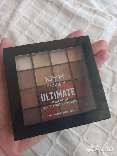 Палетка теней NYX 16 теплых оттенков