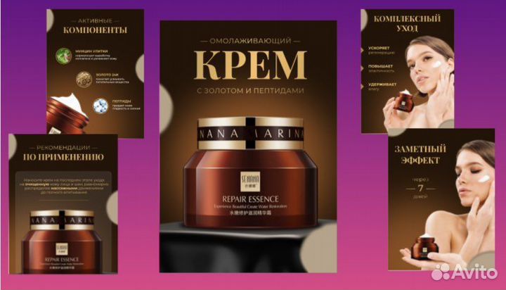 Дизайн карточек маркетплейс Инфографика