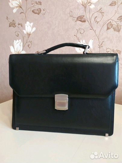 Кожанный портфель. Новый