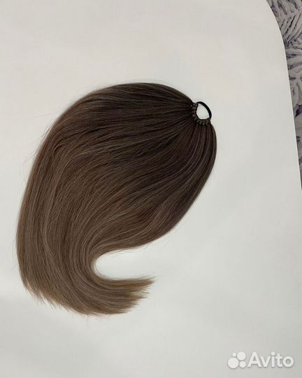 Хвост на резинке/Накладной хвост/ Шиньон