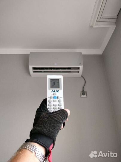 Закладка трасс,установка сплит систем кондиционера