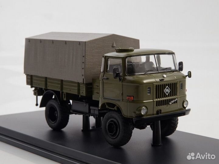 1:43 Масштабная модель IFA W50LA 4x4 бортовой с те