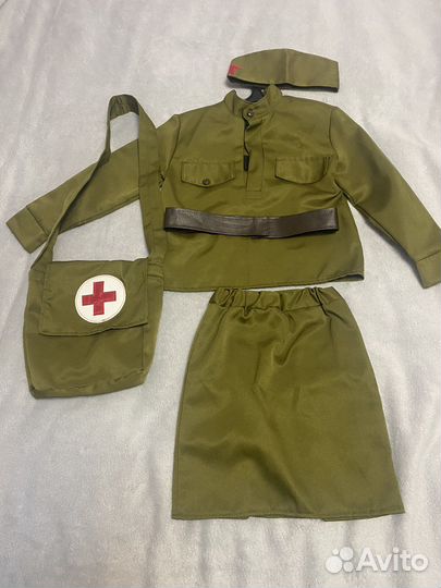 Детская военная форма для девочки 116