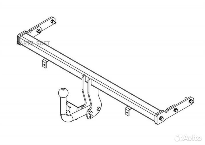 Avtos KI 19 Фаркоп тип шара A Rio II hb 10.2009-20