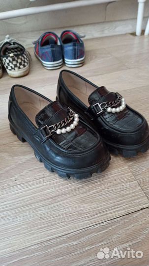 Лоферы для девочки 32 размер