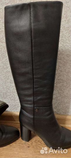Сапоги осень весна женские 36 натуральная кожа