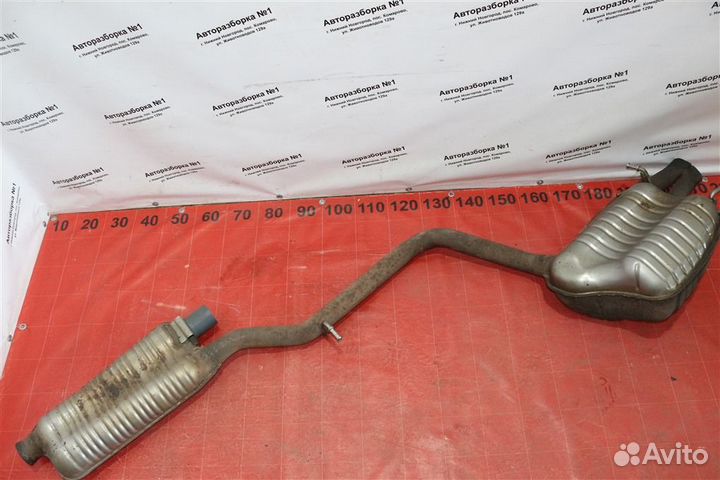 Глушитель в сборе Mercedes-Benz C-Class W204