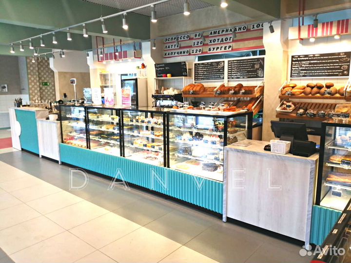 Витрина для выпечки Пекарные традиции (3D-фасад)