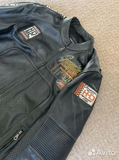 Мотокуртка кожаная мужская Harley Davidson