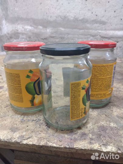 Банки стеклянные 0,75мл