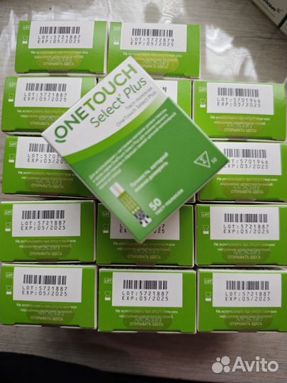 Тест полоски one touch select plus 50шт