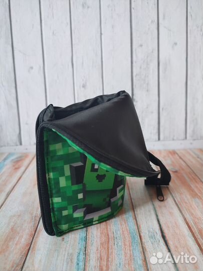 Пенал тубус-подставка, майнкрафт, новый