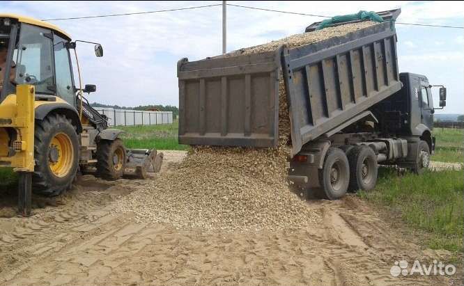 Торфогрунт земля плодородная песок щебень отсев