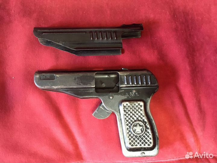 Детский металлический пистолет СССР