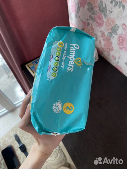 Подгузники Pampers 2