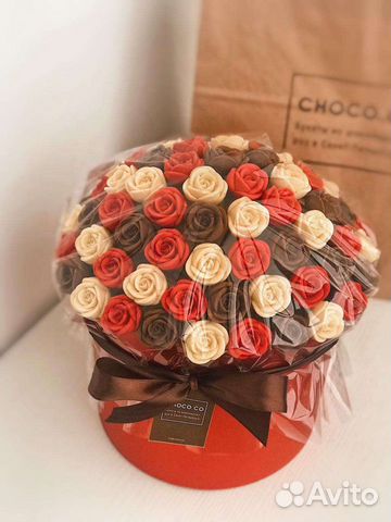 Букет из шоколадных роз