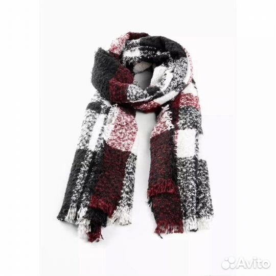 Большой Теплый зимний шарф,палантин