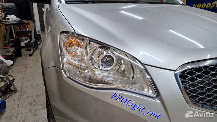 Тюнинг оптики фар и света SsangYong