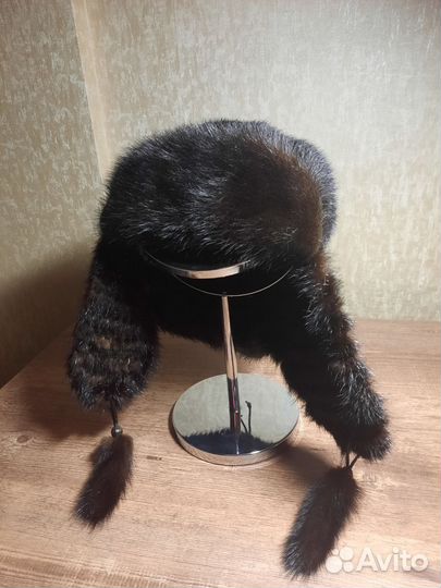 Женская шапка из натурального меха