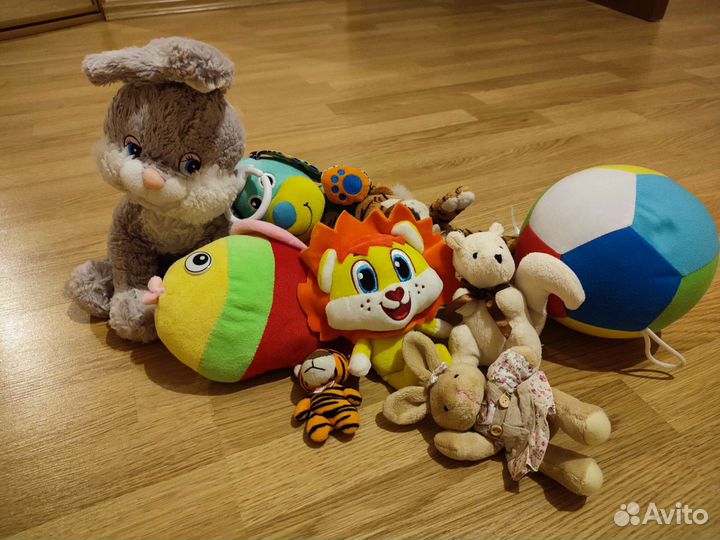Детские мягкие игрушки пакетом