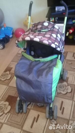 Коляска прогулка трость