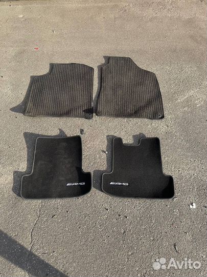 Коврики ворсовые в машину AMG