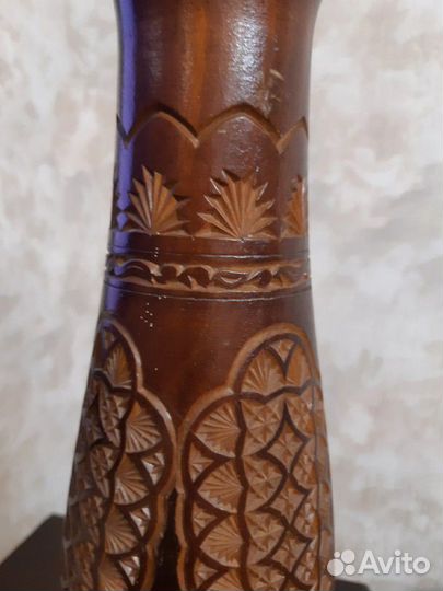 Ваза деревянна ручная работа