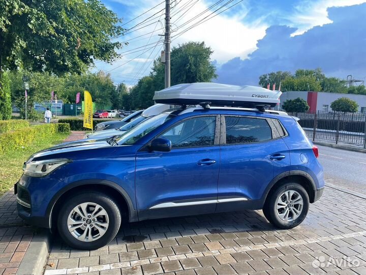 Автобокс cybort F1 белый металлик Chery tiggo 4