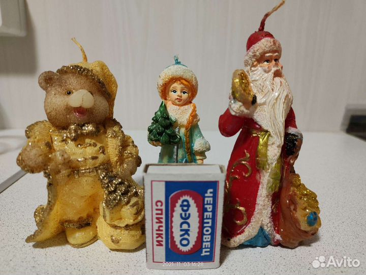 Свечи новогодние СССР