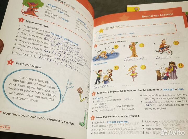 Учебники по английскому яз. 2 части Starlight 4 кл