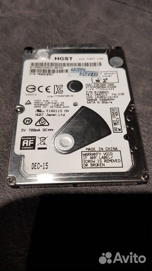Жесткий диск 500 гб 2.5