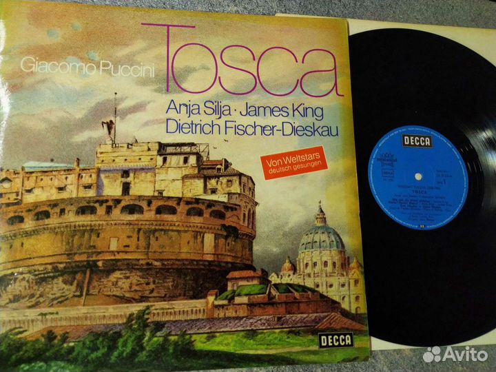 Giacomo Puccini Пуччини Tosca винил