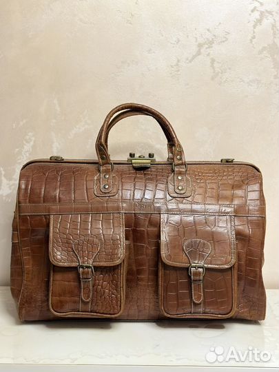 Саквояж кожаный мужской