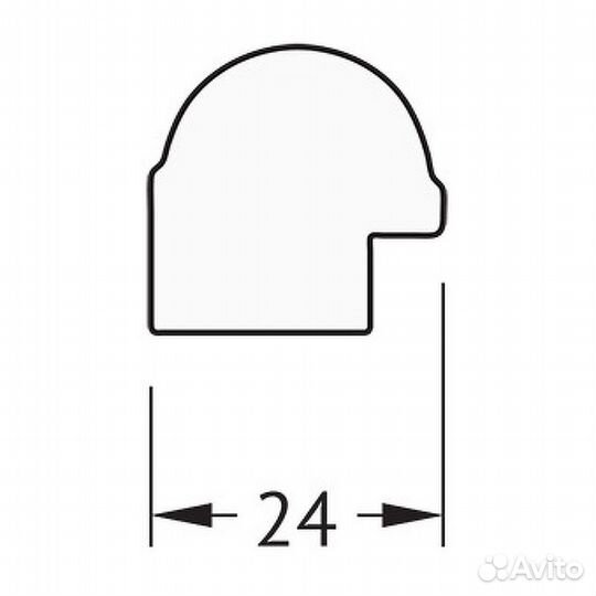 Зеркало Evoform Definite 87х67 BY 0677 в багетной