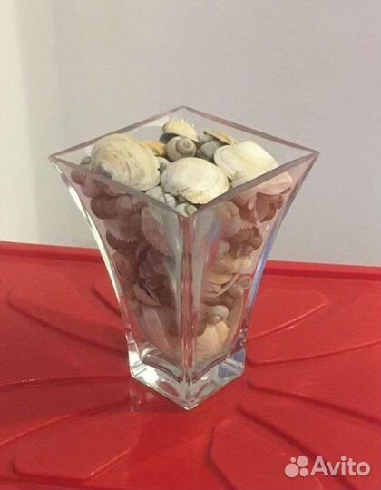 Вазон с ракушками