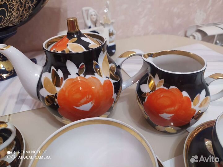 Чайный сервиз дулево розы