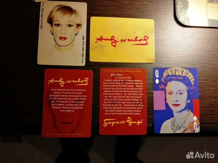 Энди Уорхал (дизайн),карты игральные