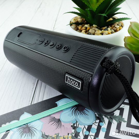 Портативная Колонка 10Ватт BT +Фонарик USB,FM,AUX