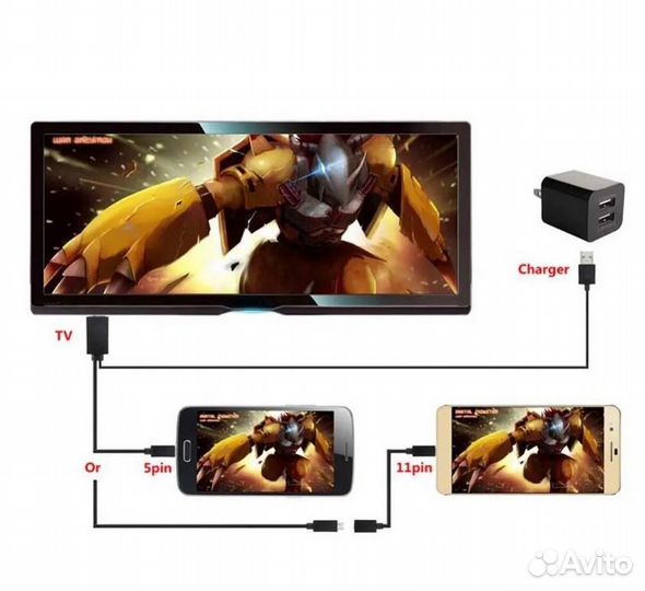 Кабель адаптер для тв