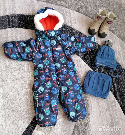 Зимний комбинезон 80р