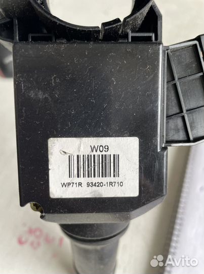 Переключатель стеклоочистителей Hyundai Solaris