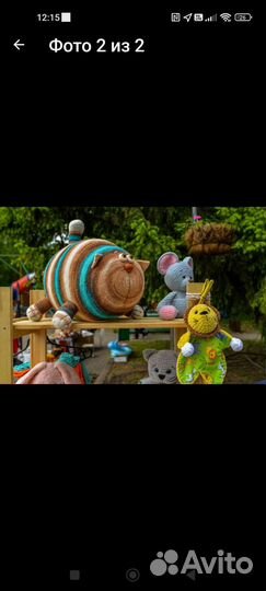 Кот бегемот ручной работы