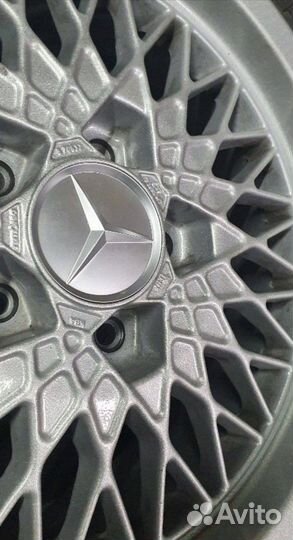 Колпачки mercedes серебристые 75 мм