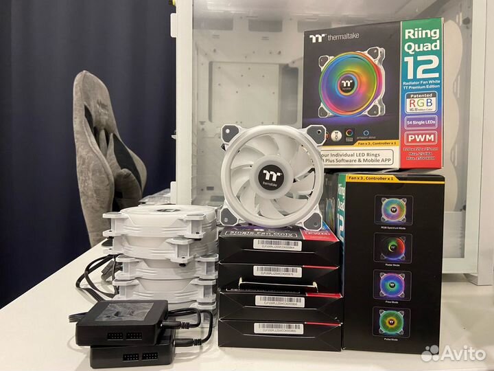 Thermaltake Riing Quad 12 (10 штук)